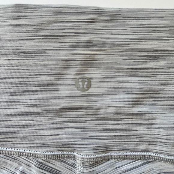 Lululemon Wunder Under Leggings Hi-Rise Tight Ombre Melange Space Dye White Sz 6 - Picture 4 of 13